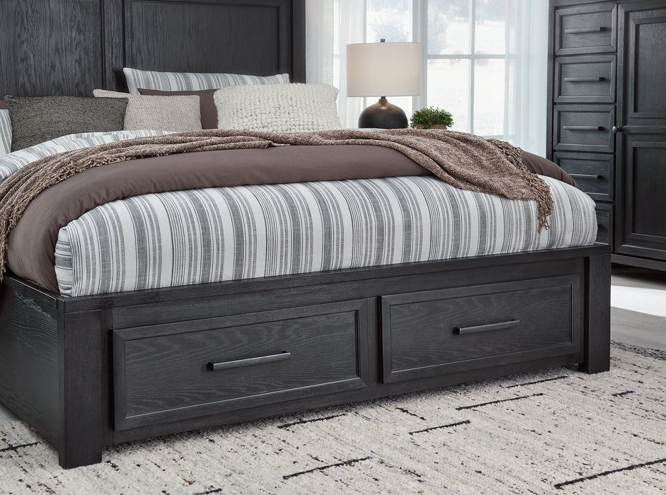 Foyland  Panel Storage Bed