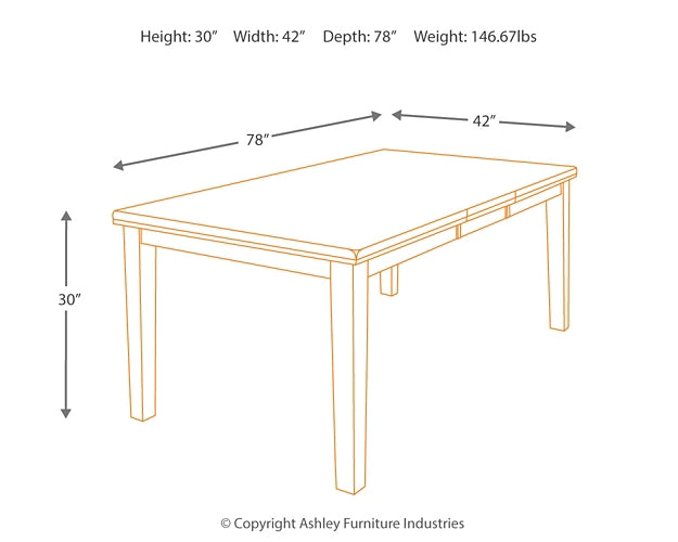 Ralene Dining Table and 8 Chairs