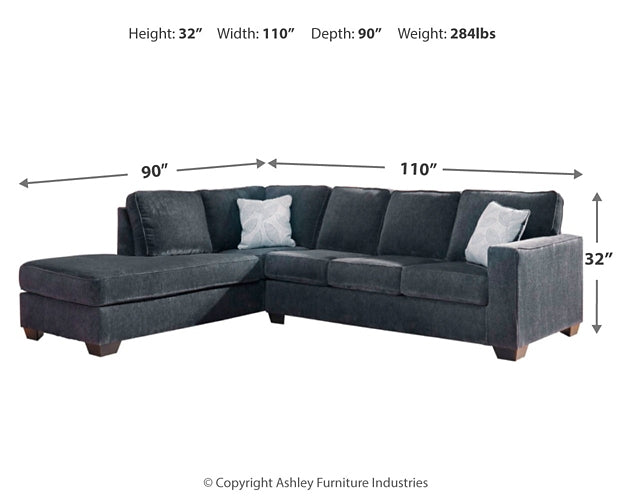 Altari 2-Piece Sleeper Sectional with Chaise