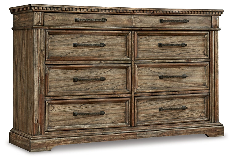 Markenburg California King Panel Bed with Dresser